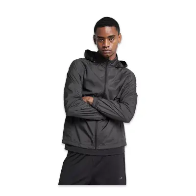 Lescon 26B-1001 Koşu Rüzgarlik Ceket Siyah Erkek Ceket - 1