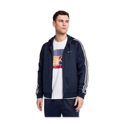Lescon 26B-1052 Basketbol Fermuarlı Kapşonlu Ceket Lacivert Erkek Ceket - 1