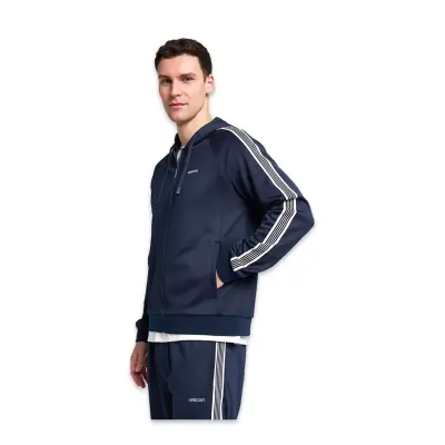 Lescon 26B-1052 Basketbol Fermuarlı Kapşonlu Ceket Lacivert Erkek Ceket - Lescon (1)