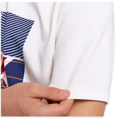 Lescon 26B-3053 Kısa Kol T Beyaz Erkek Çocuk T-Shirt - 5