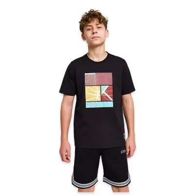 Lescon 26B-3053 Kısa Kol T Siyah Erkek Çocuk T-Shirt 