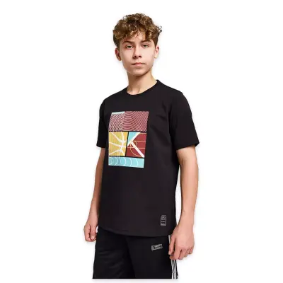 Lescon 26B-3053 Kısa Kol T Siyah Erkek Çocuk T-Shirt - Lescon (1)