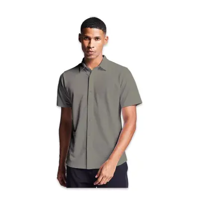 Lescon 26S-1207-26B Kısa Kol Gomlek Haki Erkek Gömlek - 1