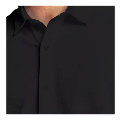 Lescon 26S-1207-26B Kısa Kol Gomlek Siyah Erkek Gömlek - 5