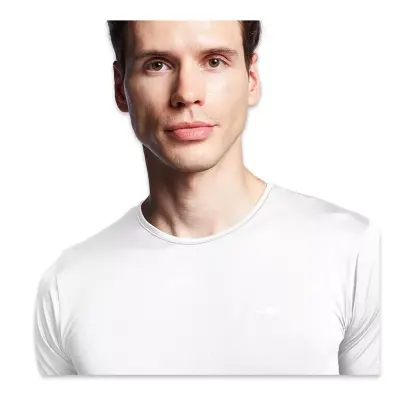 Lescon 26S-1220-26B Kısa Kol T Beyaz Erkek T-Shirt - 4