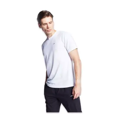 Lescon 26S-1298-26B Kısa Kol T Beyaz Erkek T-Shirt 