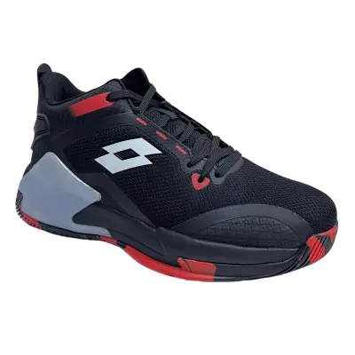 Lotto Clift 3Pr Basketbol Siyah-Kırmızı Erkek Spor Ayakkabı - 1