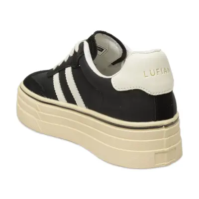 Lufian Angela 121230025 Sneaker Siyah Kadın Spor Ayakkabı - 4
