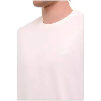 Lumberjack 3M M-Ct102 Bsc C Nk 3Fx Kırık Beyaz Erkek T-Shirt - 4