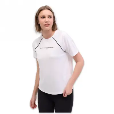 Lumberjack 5M Wl Anisa 11Ms425 5Fx Beyaz Kadın T-Shirt 