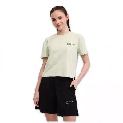 Lumberjack 5M Wl Anna 11 5Fx Açık Yeşil Kadın T-Shirt 