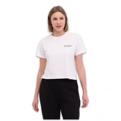Lumberjack 5M Wl Anna 11 5Fx Krem Kadın T-Shirt 