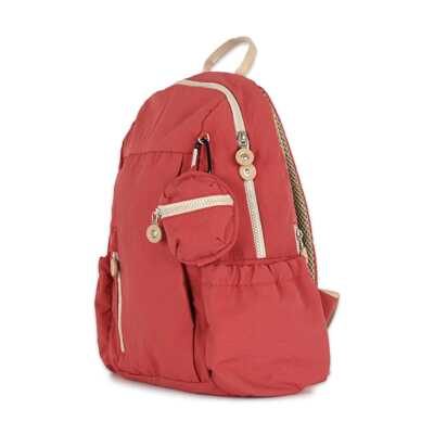 Lumberjack 5W Krkl Basic Bzklu Srt 5Pr Sirt 35X23X8 Nar Çiçeği Unisex Spor Çanta - 2