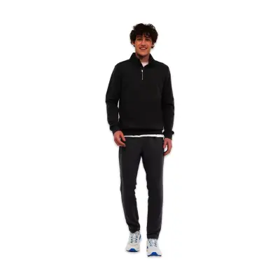 Lumberjack 5W Mb Bs47 Hzip Sw 5Pr Yari Fermuar Sweat Siyah Erkek Sweatshirt - 4