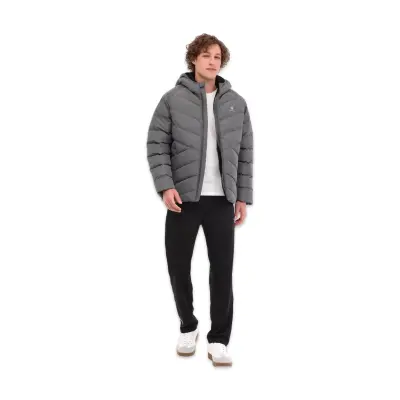 Lumberjack 5W Ml Adalbert Coat 5Pr Water Repellent Mont Gri Erkek Mont - 3