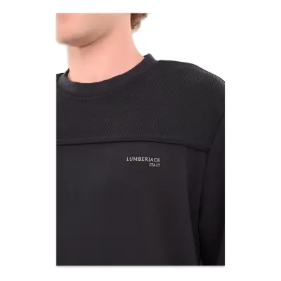 Lumberjack 5W Ml Uros 16Itl817 5Pr Sweat Siyah Erkek Sweatshirt - 4
