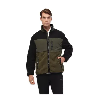 Lumberjack 5W Ml Zarek 6Tdey-01 5Pr Teddy Ceket Haki Erkek Ceket - 1