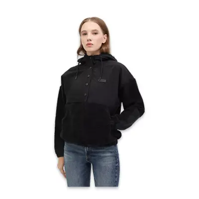 Lumberjack 5W Wl 6Laya 6Hk100 5Pr Half Full Zip Siyah Kadın Sweatshirt - 1