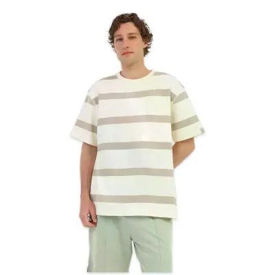 Lumberjack 6M Mb Tusk 11Bs100 6Fx Örme Bej Erkek T-Shirt - 1
