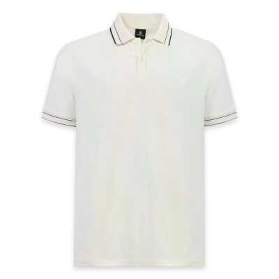 Lumberjack 6M Mb Vyn 12Bs115 6Fx Polo Yaka Beyaz Erkek T-Shirt - Lumberjack