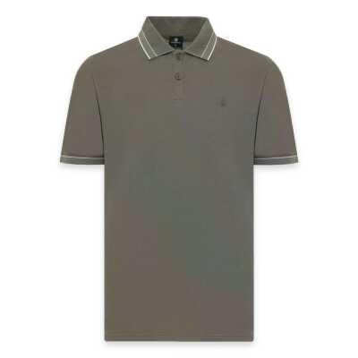 Lumberjack 6M Mb Vyn 12Bs115 6Fx Polo Yaka Haki Erkek T-Shirt - Lumberjack