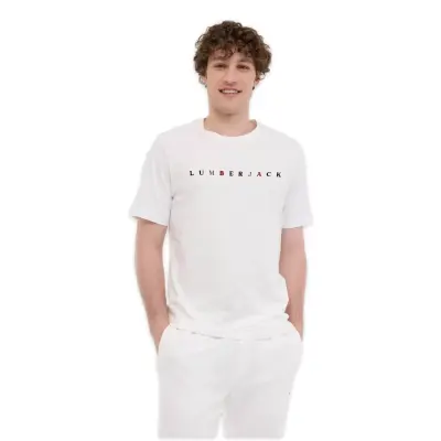 Lumberjack 6M Ml Messus 11Urbng2022 6Fx Kısa Kolu Krem Unisex T-Shirt - 1