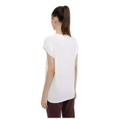 Lumberjack 6M Wb 11Amber-T 6Fx Krem Kadın T-Shirt - Lumberjack (1)