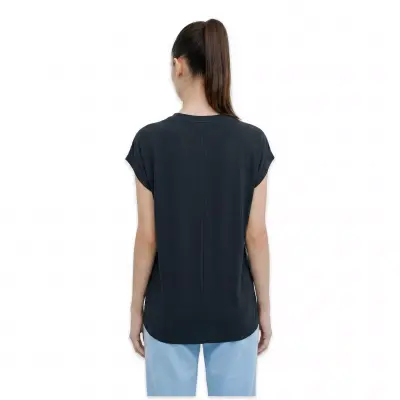 Lumberjack 6M Wb 11Amber-T 6Fx Siyah Kadın T-Shirt - Lumberjack (1)
