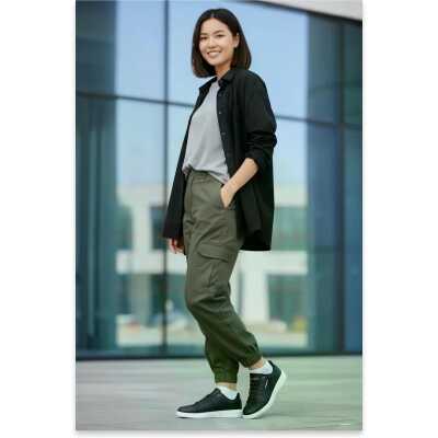 Lumberjack 6W Jason Wmn 6Pr Sneakers Siyah Kadın Ayakkabı - 3