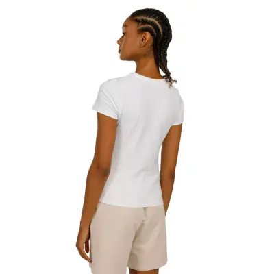 Lumberjack Ct132 Basic Modal V Neck Beyaz Kadın T-Shirt - 2