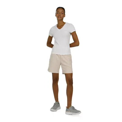 Lumberjack Ct132 Basic Modal V Neck Beyaz Kadın T-Shirt - 5