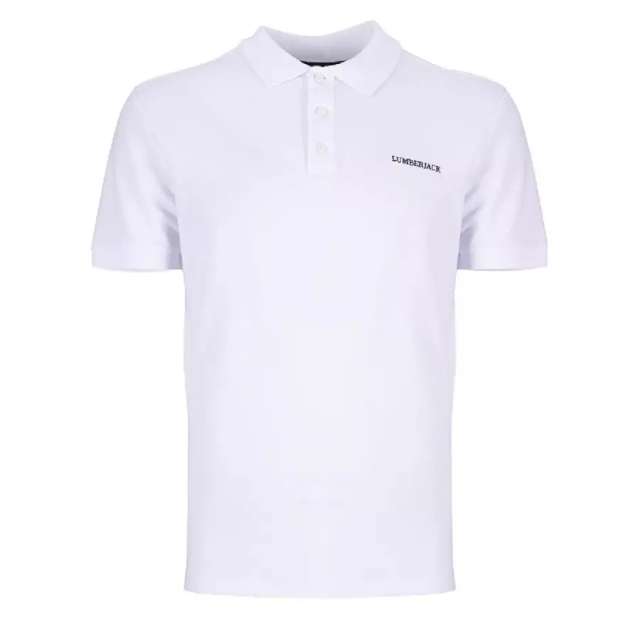 Lumberjack Ct953 101079283 Basic Polo Beyaz Erkek T-Shirt - 1