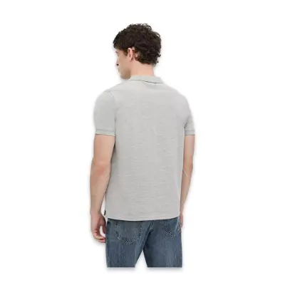 Lumberjack Ct953 101079283 Basic Polo Gri Erkek T-Shirt - Lumberjack (1)