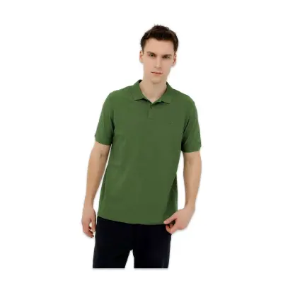 Lumberjack Ct953 101079283 Basic Polo Haki Erkek T-Shirt - 1