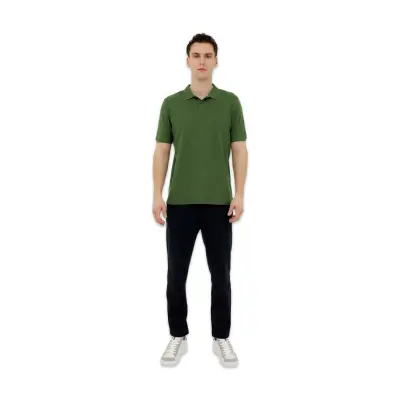 Lumberjack Ct953 101079283 Basic Polo Haki Erkek T-Shirt - 4