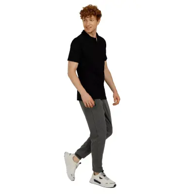 Lumberjack Ct953 101079283 Basic Polo Siyah Erkek T-Shirt - 5