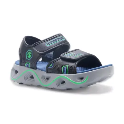 Lumberjack Guapo 5Fx Günlük Siyah Erkek Çocuk Sandalet - 1