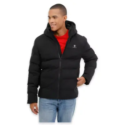 Lumberjack Ml Nolan Coat 2Sn22 Suya Dirençli Siyah Erkek Mont - Lumberjack (1)