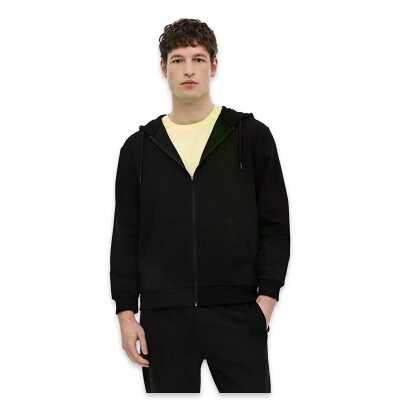 Lumberjack Sn72Hoodie Basic Hoodie Sweat Siyah Erkek Sweatshirt - Lumberjack