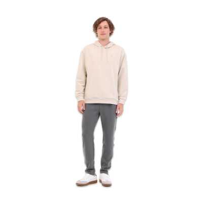 Lumberjack Sn73 1011766330 Basic Hoodie Sweat Bej Erkek Sweatshirt - 3