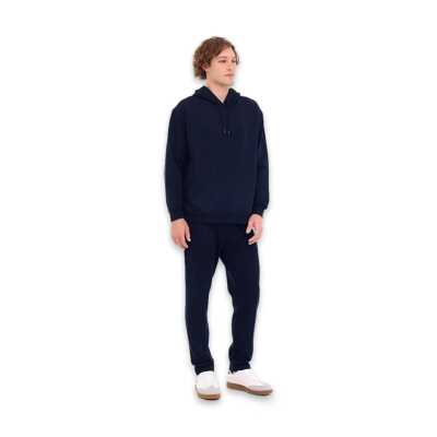 Lumberjack Sn73 1011766330 Basic Hoodie Sweat Lacivert Erkek Sweatshirt - 3