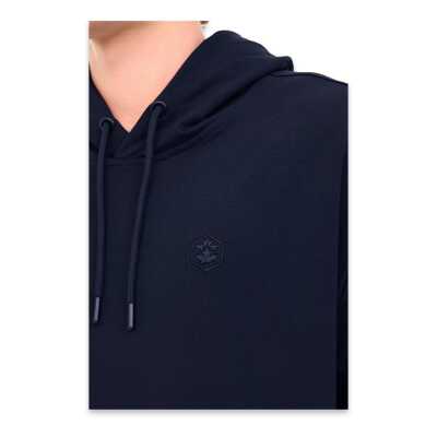 Lumberjack Sn73 1011766330 Basic Hoodie Sweat Lacivert Erkek Sweatshirt - 4