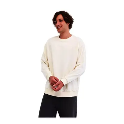 Lumberjack Sn75 Bsc C Neck Sw 3Pr Sweat Krem Erkek Sweatshirt - 1