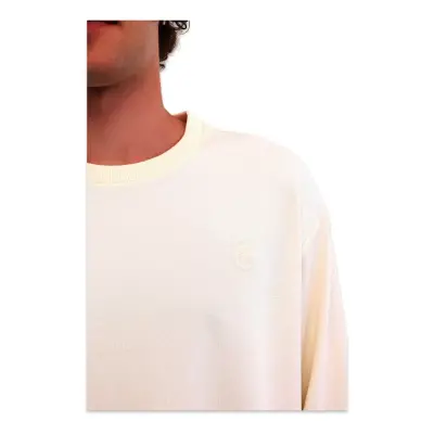 Lumberjack Sn75 Bsc C Neck Sw 3Pr Sweat Krem Erkek Sweatshirt - 4