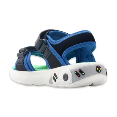 Lumberjack Social 5Fx Günlük Siyah Erkek Çocuk Sandalet - 3