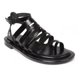 Mammamia D22Ys-1140-Z Bodrum Siyah Kadın Sandalet - 1