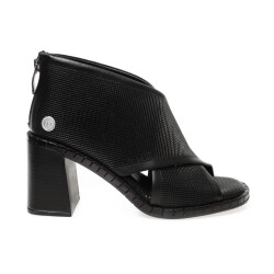 Mammamia D23Ys1435Z Topuklu Siyah Kadın Sandalet - 2
