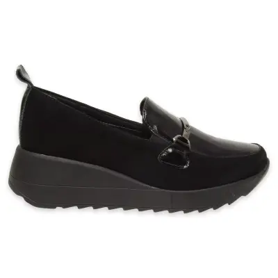 Mammamia D24Ka-3485Z Günlük Siyah Rugan Kadın Ayakkabı - Mammamia (1)