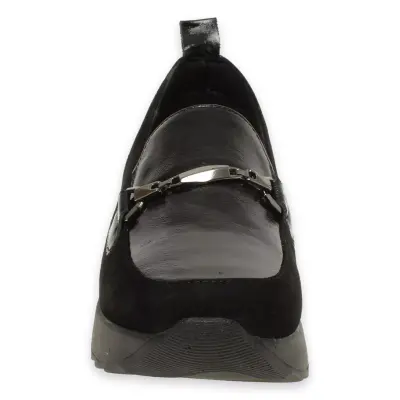 Mammamia D24Ka-3485Z Günlük Siyah Rugan Kadın Ayakkabı - 3