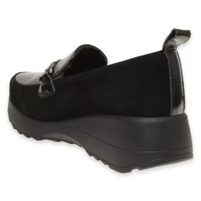 Mammamia D24Ka-3485Z Günlük Siyah Rugan Kadın Ayakkabı - 4